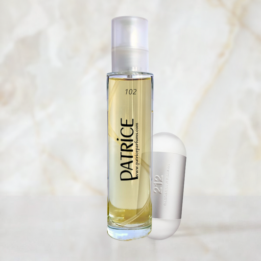 102 - equivalente a 212 de Carolina Herrera. - PatriceParfums