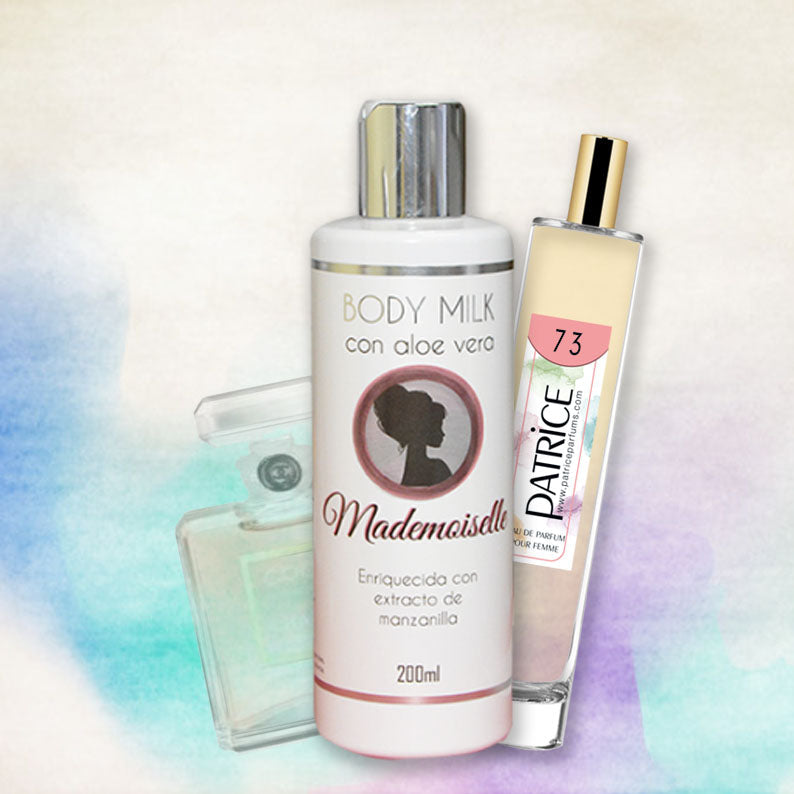 73- Mademoiselle, Body Milk + Perfume PatriceParfums