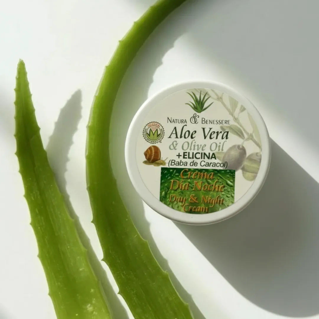 aloe vera y baba de caracol Crema Áloe Vera & Olive Oil & Elicina