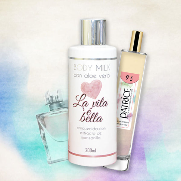 93- La Vita é Bella,  Body Milk + Perfume