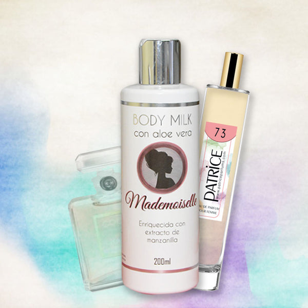 73- Mademoiselle,  Body Milk + Perfume
