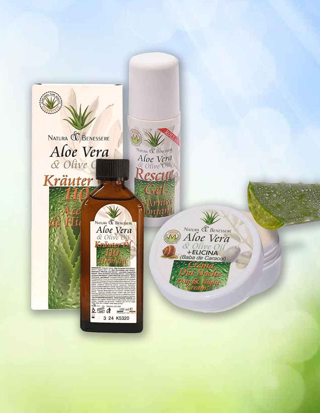 Pack Ahorro Natur - Rescue Gel Arnica + Krauter 110 + Olive Oil Elicina